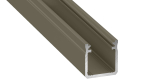 Lumines profile type Y anodized inox, 3 m